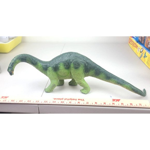 The Carnegie Safari Apatosaurus Plastic Dinosaur 1988 Rare 16" Vintage - Picture 10 of 10
